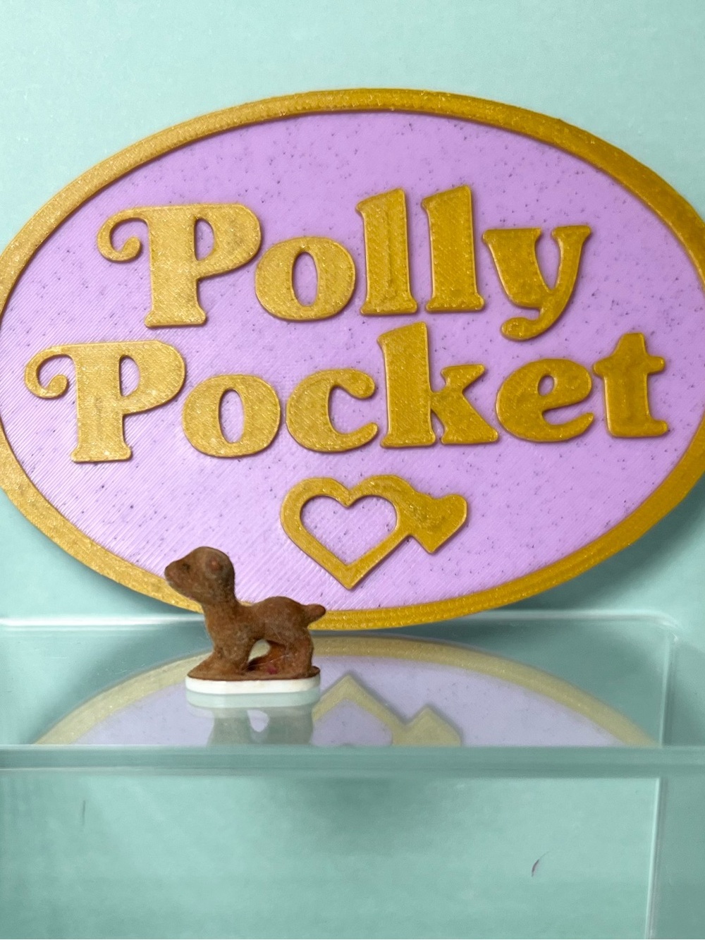 Vintage Polly Pocket 1993 Precious Puppies, Rags the dog